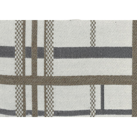 Upholstered Multi-Color Pouf | OROA