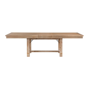 Light Oak Finish Extendable Dining Table - OROA - view 1
