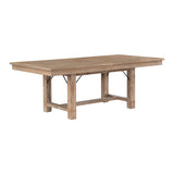 Light Oak Finish Extendable Dining Table | OROA