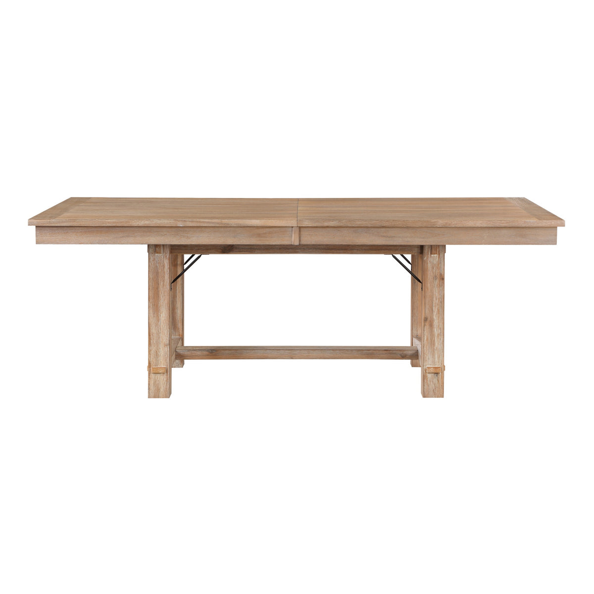 Light Oak Finish Extendable Dining Table | OROA