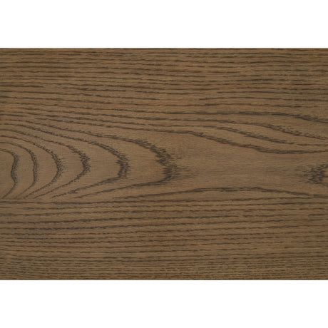 Brown Round Swivel Top Coffee Table with Storage Shelf | OROA