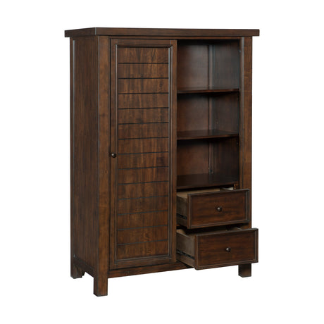 Brown Classic Transitional Wardrobe Chest | OROA