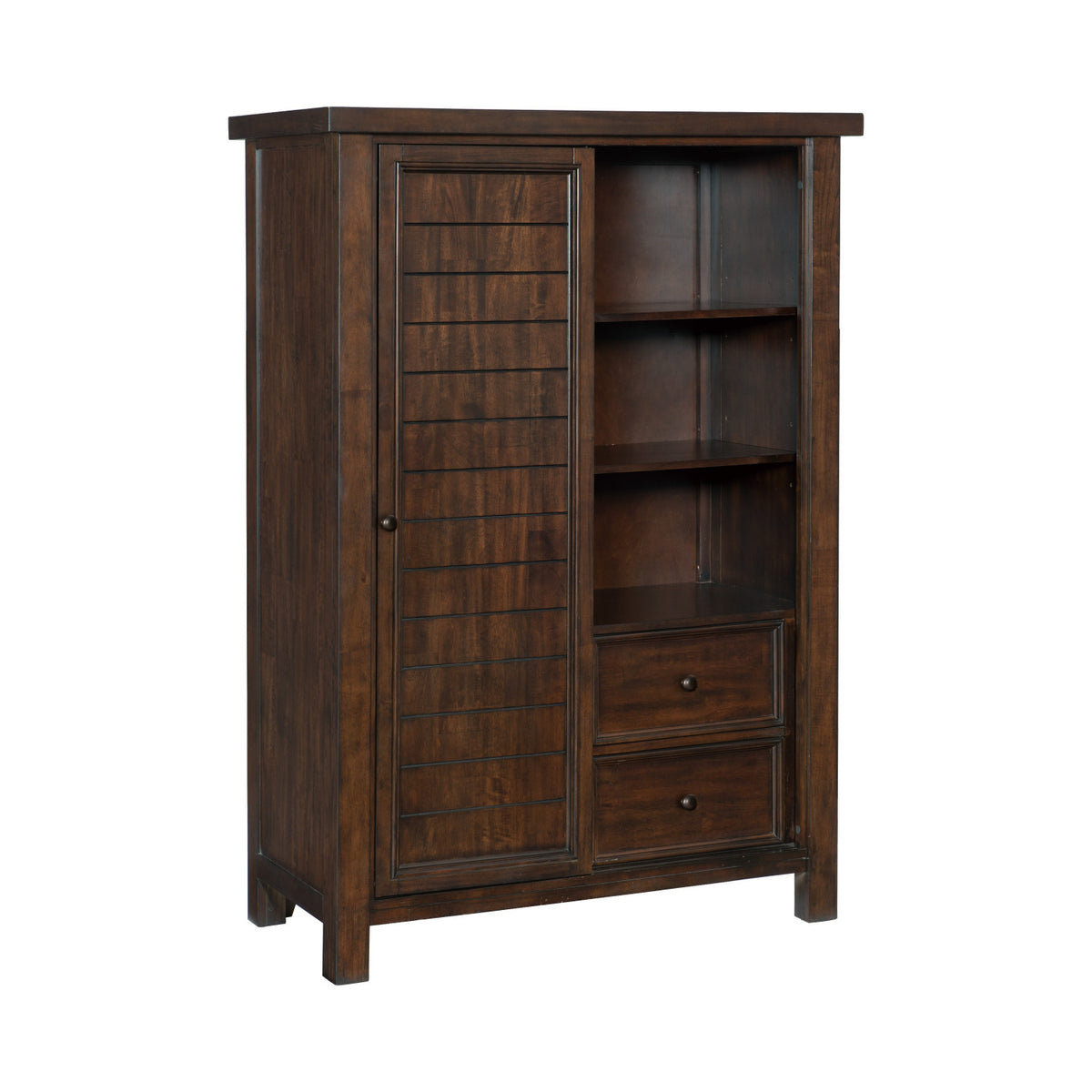 Brown Classic Transitional Wardrobe Chest | OROA