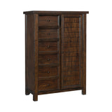 Brown Classic Transitional Wardrobe Chest | OROA