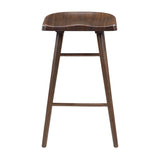 Brown Finish Barstools (2) | OROA