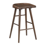 Brown Finish Barstools (2) | OROA