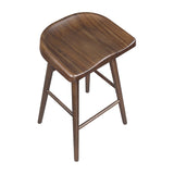 Brown Finish Barstools (2) | OROA
