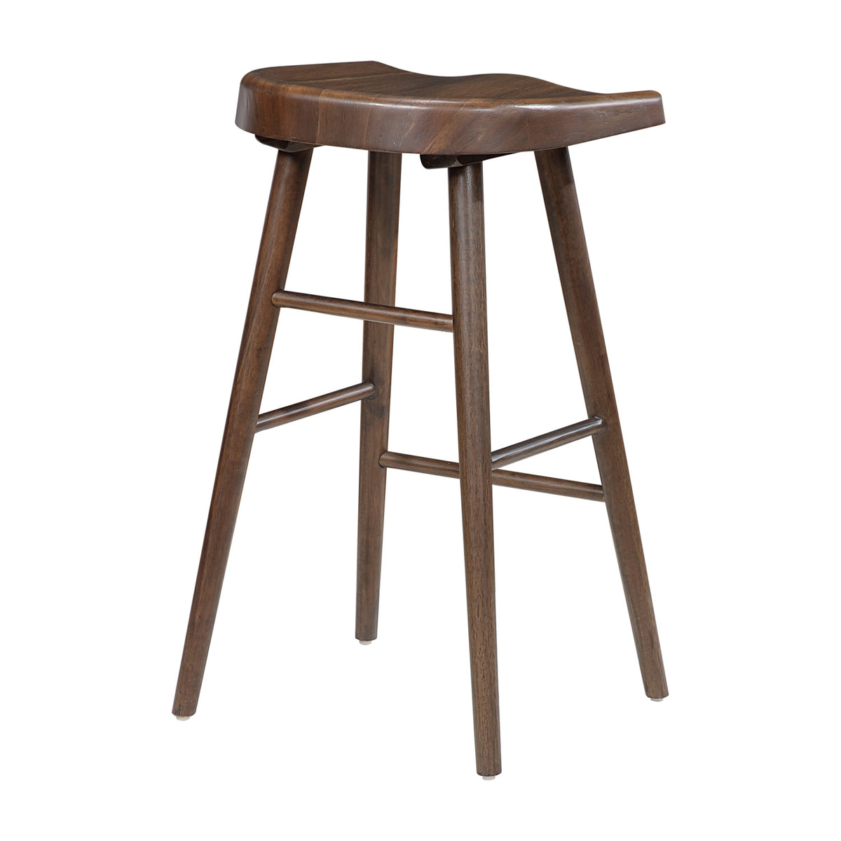 Brown Finish Barstools (2) | OROA