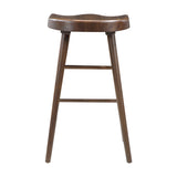Brown Finish Barstools (2) | OROA