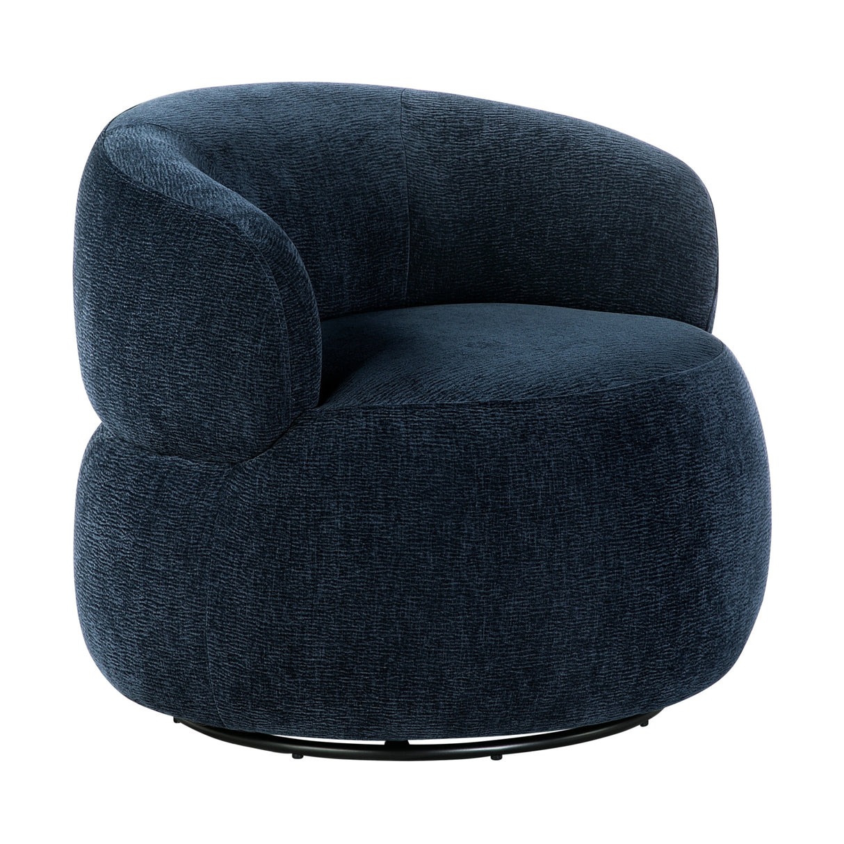 Modern Round Swivel Accent Chair | OROA