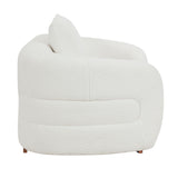 Gold Accent Love Seat with Pillows | OROA