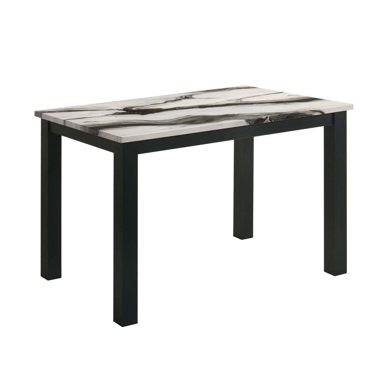 Faux Marble Top Rectangular Dining Table | OROA