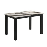 Faux Marble Top Rectangular Dining Table | OROA