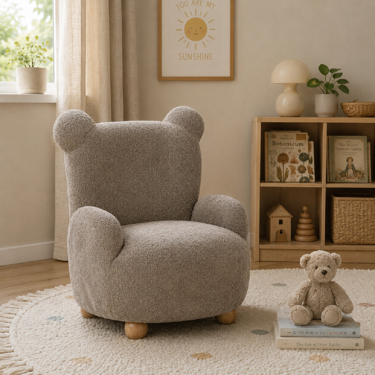 Teddy Bear Upholstered Armchair | OROA Kids