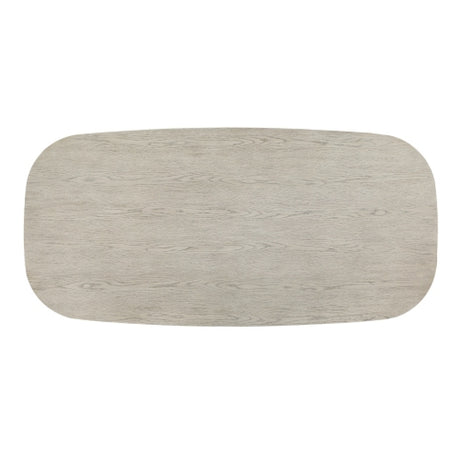 Modern European furniture - Contemporary Light Gray Finish Dining Table - www.oroa.com