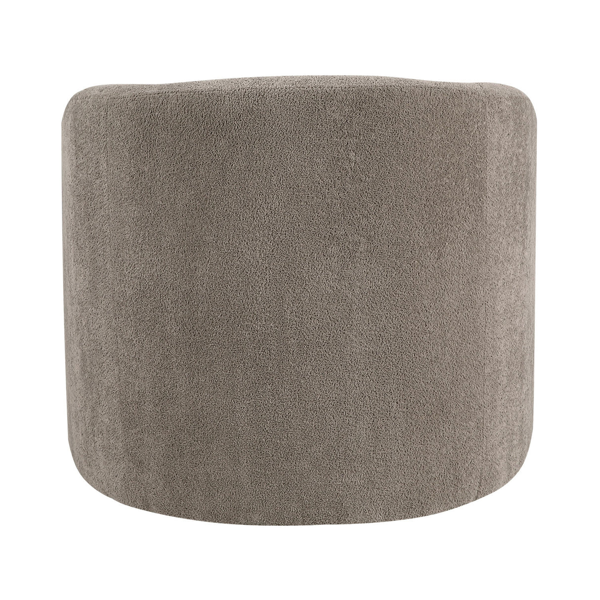 Brown Gray Upholstered Swivel Accent Chair | OROA