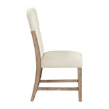 Modern European furniture - Beige Upholstered Dining Chairs (8) - www.oroa.com