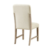Modern European furniture - Beige Upholstered Dining Chairs (8) - www.oroa.com