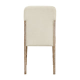 Modern European furniture - Beige Upholstered Dining Chairs (8) - www.oroa.com