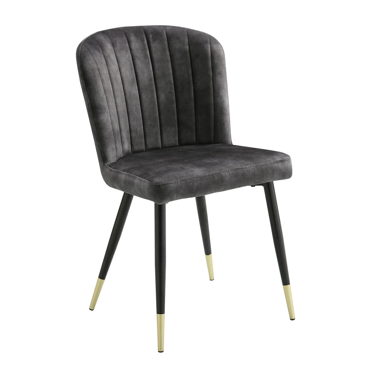Modern Charcoal Dining Side Chairs (8) | OROA