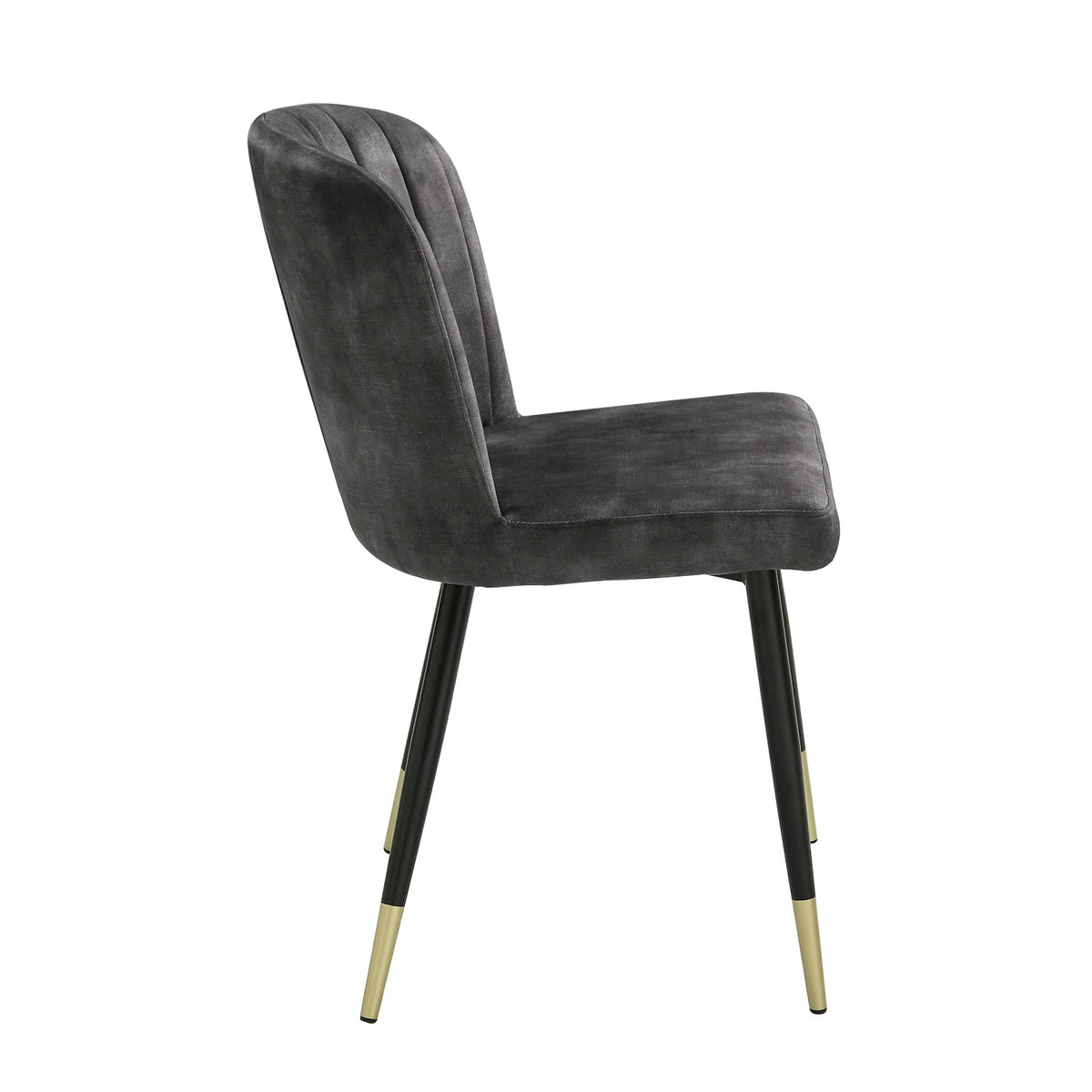 Modern Charcoal Dining Side Chairs (8) | OROA