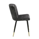 Modern Charcoal Dining Side Chairs (8) | OROA