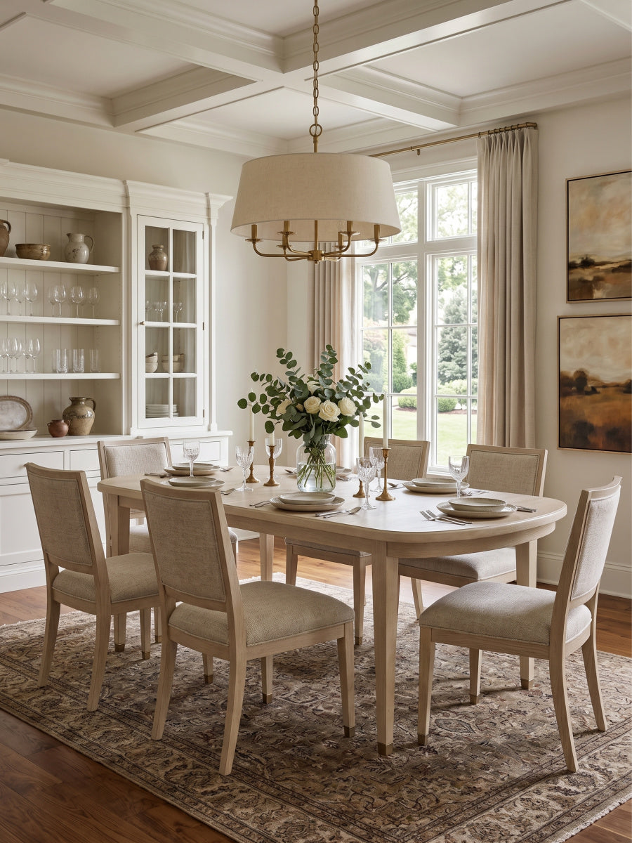 Light Oak Finish Dining Table | OROA