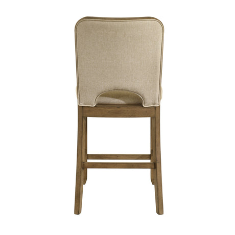 Modern European furniture - Brown Counter Height Dining Chairs (2) - www.oroa.com