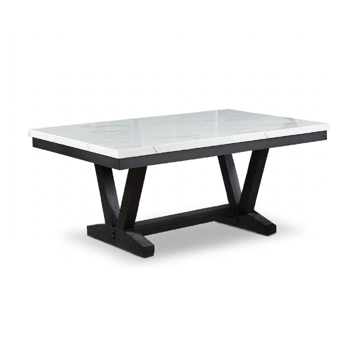 Black Marble Top Dining Table | OROA
