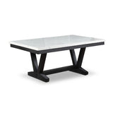 Black Marble Top Dining Table | OROA