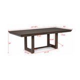 Trestle-Style Extendable Dining Table - OROA - view 3
