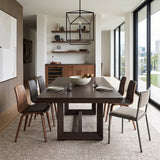 Trestle-Style Extendable Dining Table - OROA - view 2