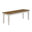 White Brown Dining Bench by OROA