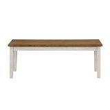 White Brown Dining Bench by OROA