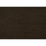 Modern Round Brown Wooden Dining Table | OROA