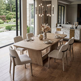 Modern Transitional Wooden Dining Table | OROA
