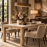 White Marble Dining Table Dining | OROA