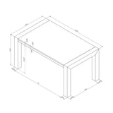 White Marble Dining Table Dining | OROA
