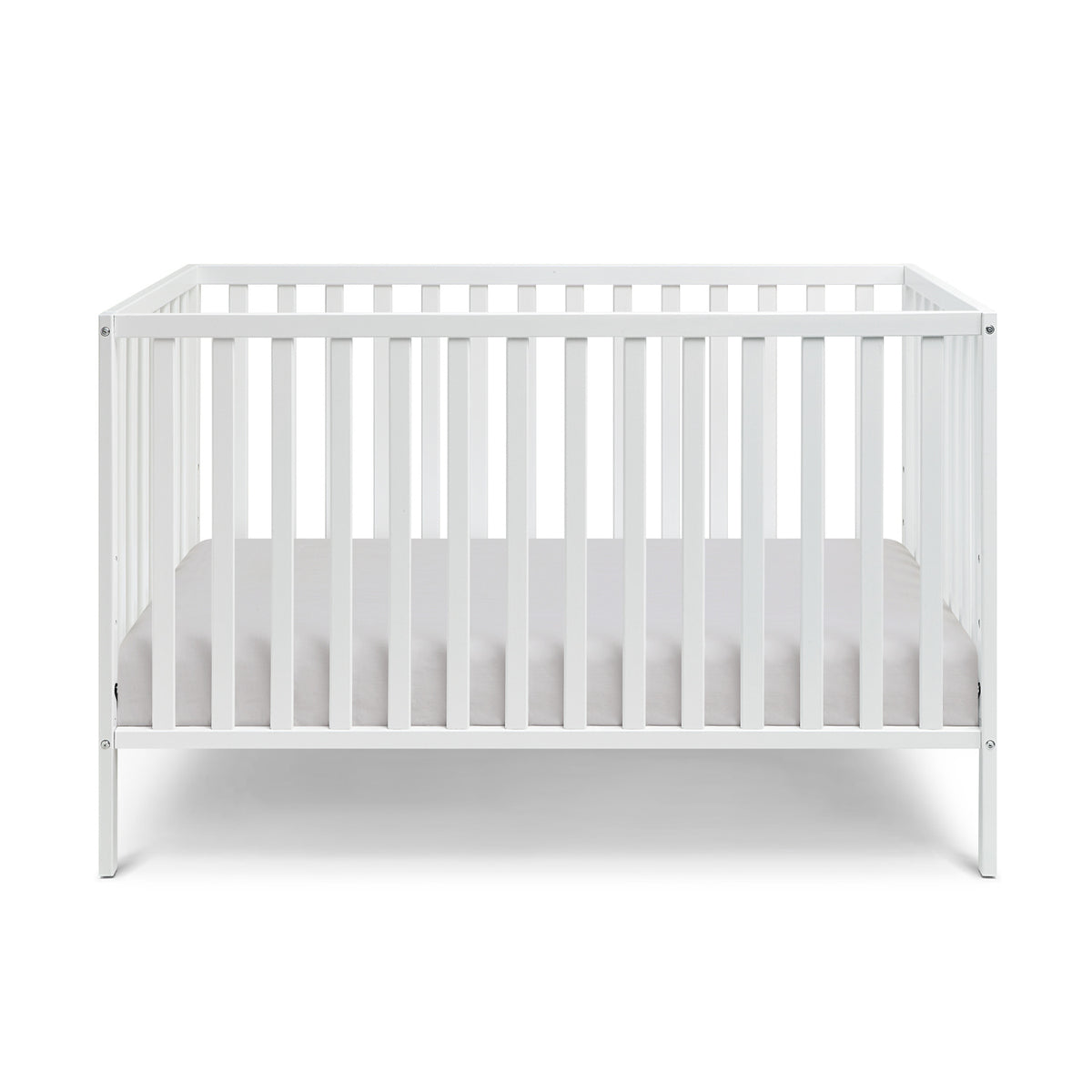 White Palmer 3-in-1 Convertible Island Crib | OROA Kids