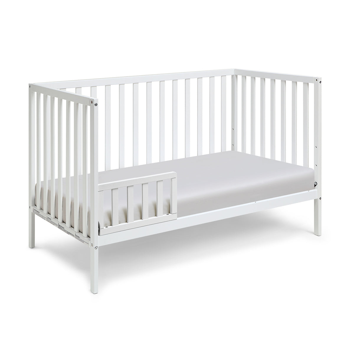 White Palmer 3-in-1 Convertible Island Crib | OROA Kids