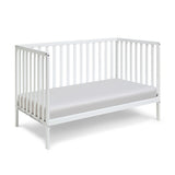 White Palmer 3-in-1 Convertible Island Crib | OROA Kids