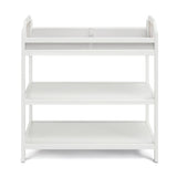 White & Graystone Brees Changing Table | OROA Kids
