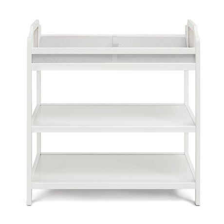 Modern European furniture - White & Graystone Brees Changing Table - www.oroa.com