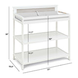 Connelly Gray Baby Changing Table Dresser | OROA Kids