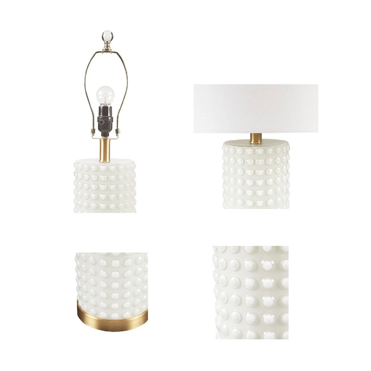 Modern European furniture - Textured Dot Table Lamp - www.oroa.com