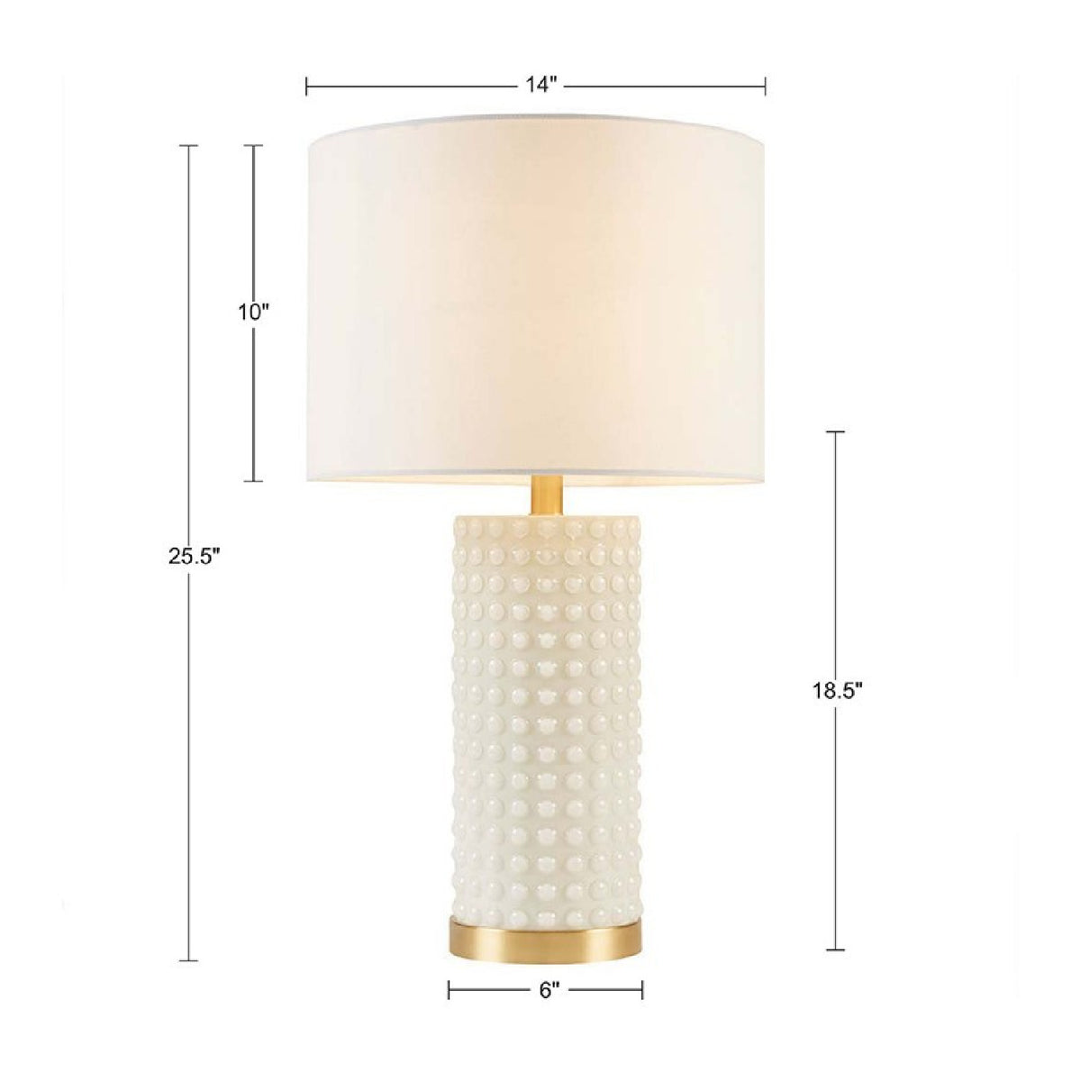 Modern European furniture - Textured Dot Table Lamp - www.oroa.com