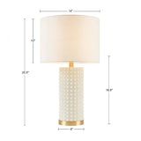 Modern European furniture - Textured Dot Table Lamp - www.oroa.com