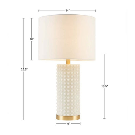 Modern European furniture - Textured Dot Table Lamp - www.oroa.com