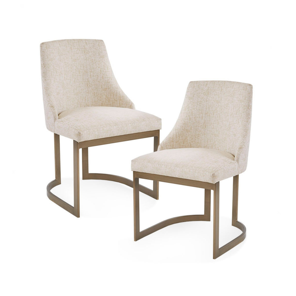 Gold Frame Dining Chairs (2) | OROA