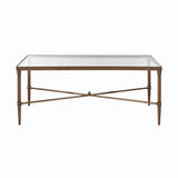 Bronze Metal Rectangle Coffee Table | OROA
